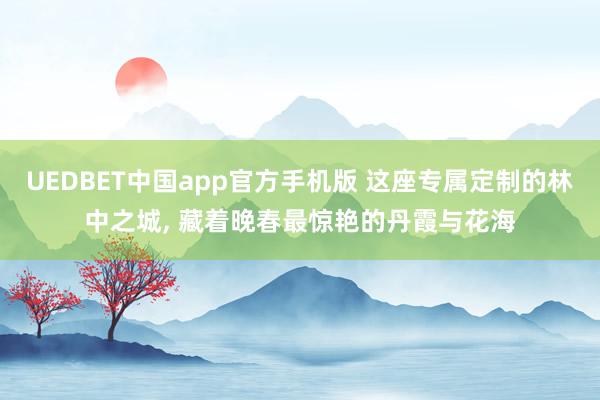UEDBET中国app官方手机版 这座专属定制的林中之城， 藏着晚春最惊艳的丹霞与花海