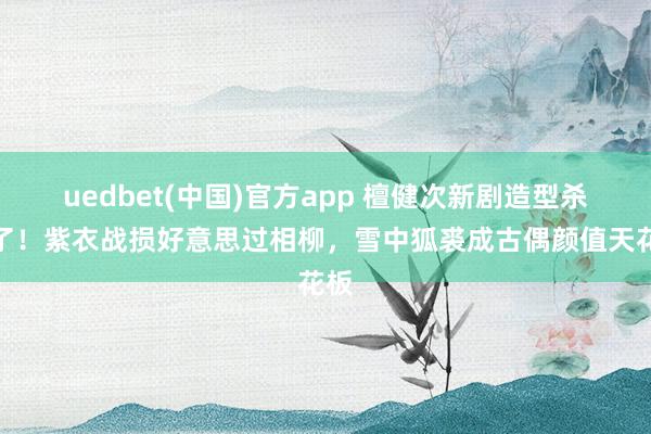 uedbet(中国)官方app 檀健次新剧造型杀疯了！紫衣战损好意思过相柳，雪中狐裘成古偶颜值天花板