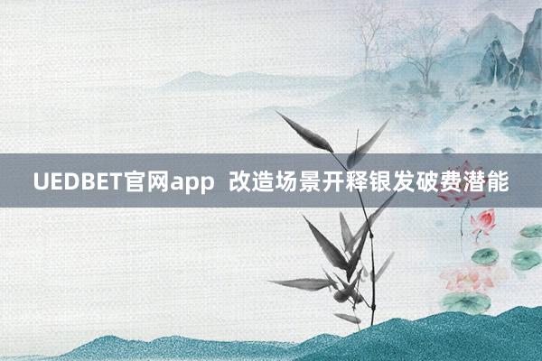 UEDBET官网app  改造场景开释银发破费潜能